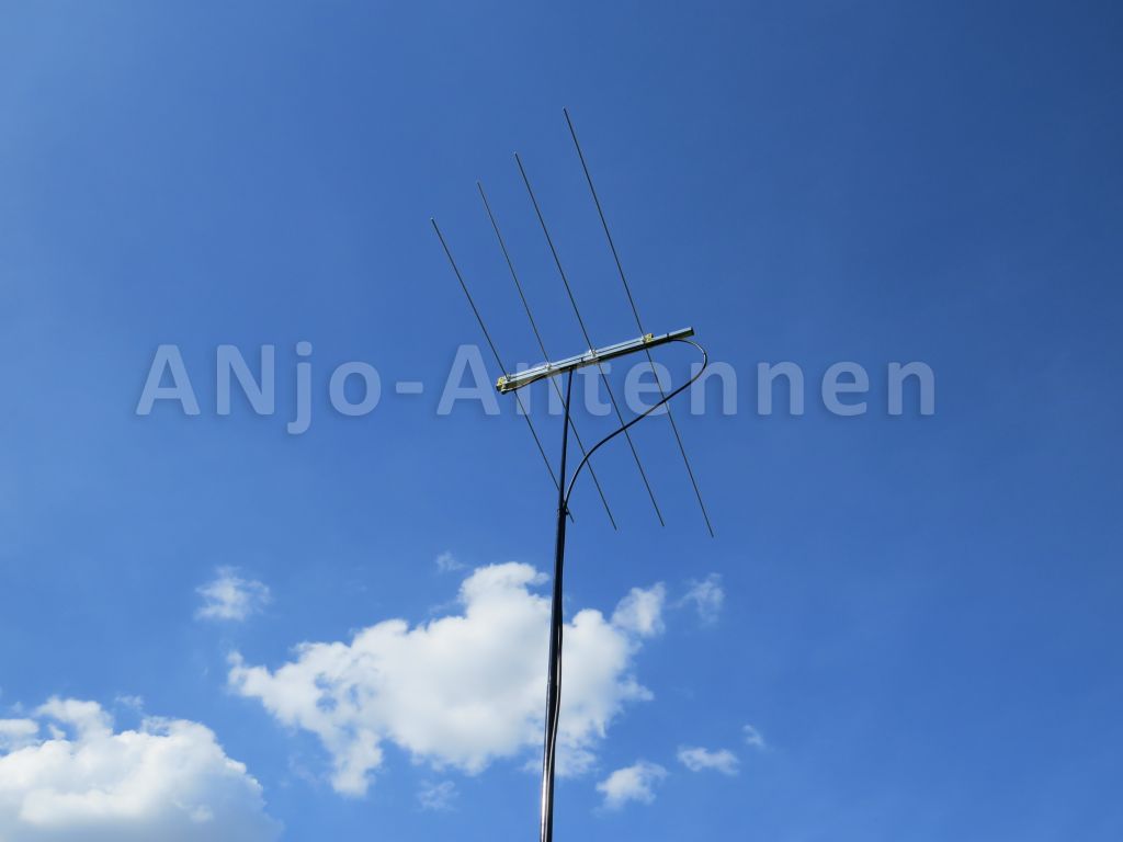 ANjo  LP145435SO : 145 MHz + 435 MHz Duo-Band-Antenne für Bergwanderer,  extrem leicht, nur 280 Gramm