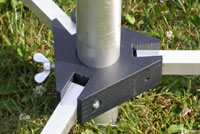 Aluminium-Stativ für 60 mm Maste