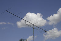 144 MHz, 10 Elemente Yagi-Antenne