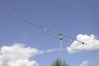 144 MHz, 10 Elemente Yagi-Antenne