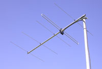 145 MHz, 5 Elemente Vormast Yagi-Antenne