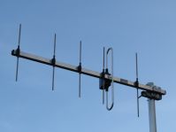 435 MHz, 6 Elemente Vormast Yagi-Antenne