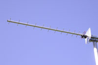 1275 MHz, 14 Elemente Vormast Yagi-Antenne