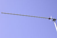 1275 MHz, 21 Elemente Vormast Yagi-Antenne